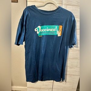 Vaccines t shirt XXL